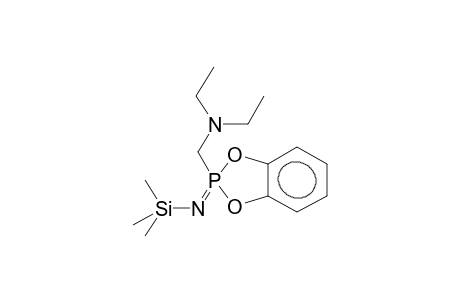 2-(N-TRIMETHYLSILYLIMIDO)-2-(N,N-DIETHYLAMINOMETHYL)-4,5-BENZO-1,3,2-DIOXAPHOSPHOLANE