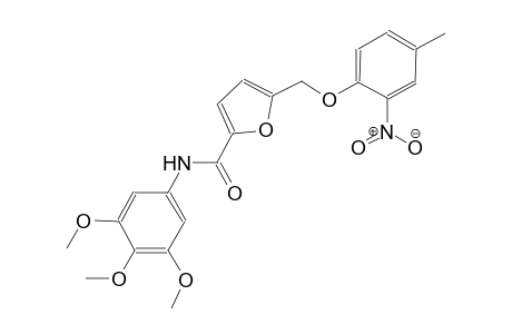 5-[(4-methyl-2-nitrophenoxy)methyl]-N-(3,4,5-trimethoxyphenyl)-2-furamide
