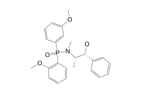 (S-P)-(-)-N-[(1S,2R)-2-HYDROXY-1-METHYL-2-PHENYLETHYL]-P-(2-METHOXYPHENYL)-P-(3-METHOXYPHENYL)-N-METHYL-PHOSPHINAMIDE