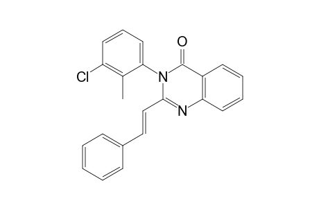 3-(3-chloro-o-tolyl)-2-styryl-4(3H)-quinazolinone