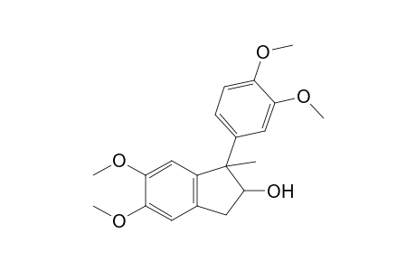 1-(3,4-dimethoxyphenyl)-5,6-dimethoxy-1-methyl-indan-2-ol
