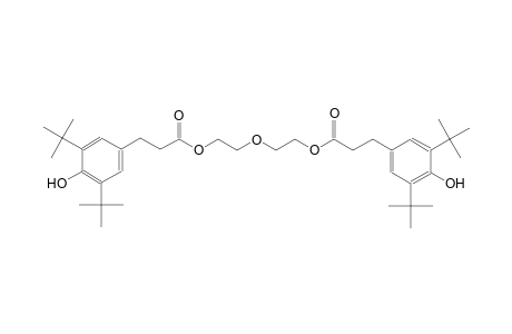 benzenepropanoic acid, 3,5-bis(1,1-dimethylethyl)-4-hydroxy-, 2-[2-[3-[3,5-bis(1,1-dimethylethyl)-4-hydroxyphenyl]-1-oxopropoxy]ethoxy]ethyl ester
