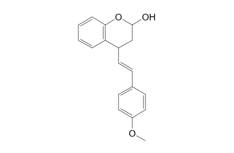 4-[2-(4-Methoxyphenyl)vinyl]chroman-2-ol