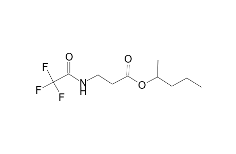 .beta.-Alanine, N-(trifluoroacetyl)-, 1-methylbutyl ester