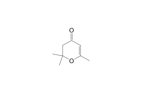 4H-Pyran-4-one, 2,3-dihydro-2,2,6-trimethyl-