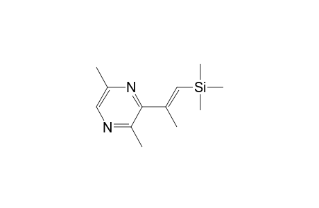 [(E)-2-(3,6-dimethyl-2-pyrazinyl)prop-1-enyl]-trimethylsilane