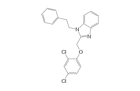 1H-Benzoimidazole, 2-(2,4-dichlorophenoxymethyl)-1-phenethyl-