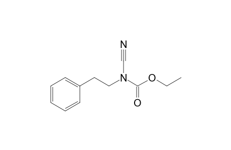 Ethyl N-cyano-N-(2'-phenylethyl)carbamate