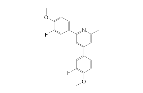 2,4-bis(3-fluoro-4-methoxyphenyl)-6-methylpyridine