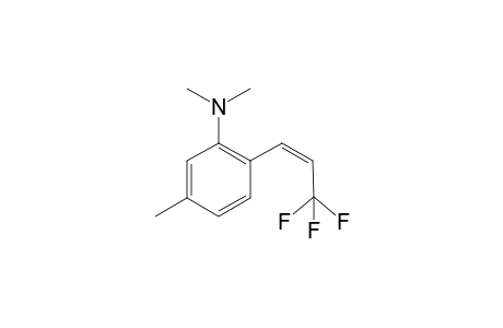 (Z)-N,N,5-Trimethyl-2-(3,3,3-trifluoroprop-1-enyl)aniline