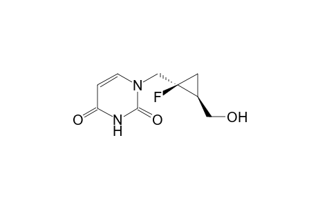 1-{[(trans)-1'-Fluoro-2'-(hydroxymethyl)cycloprop-1'-yl]methyl}-uracil
