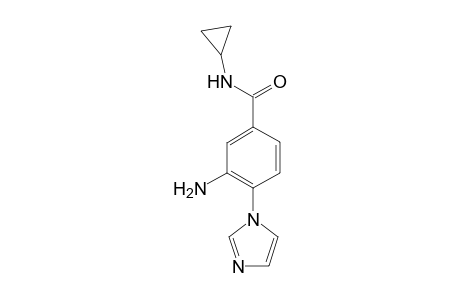 3-Amino-N-cyclopropyl-4-(1H-imidazol-1-yl)benzamide