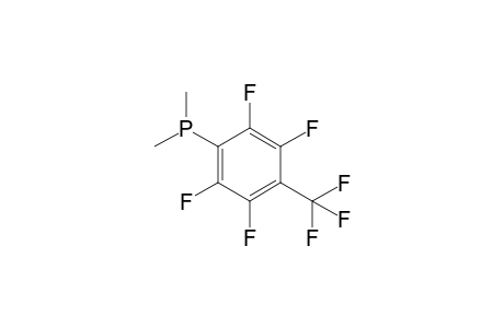 Dimethyl(4-trifluoromethyl-2,3,5,6-tetrafluorophenyl)phosphane