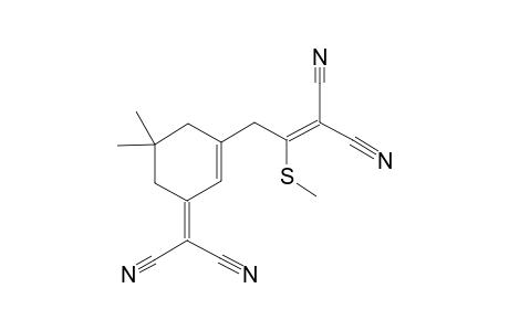 2-[2-[3-(dicyanomethylene)-5,5-dimethyl-1-cyclohexenyl]-1-(methylthio)ethylidene]malononitrile