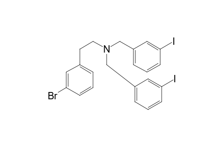 N,N-Bis(3-iodobenzyl)-3-bromobenzeneethanamine