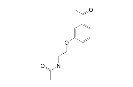 N-[2-(3-ACETYLPHENOXY)-ETHYL]-ACETAMIDE