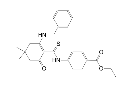 ethyl 4-({[2-(benzylamino)-4,4-dimethyl-6-oxo-1-cyclohexen-1-yl]carbothioyl}amino)benzoate