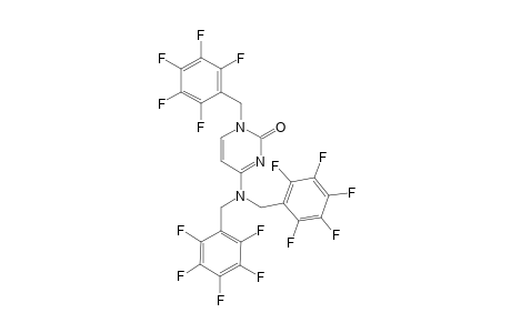 N(1),N(4),N(4)-tris(pentafluorobenzyl)cytosine
