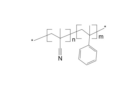 Methacrylonitrile-alpha-methylstyrene copolymer