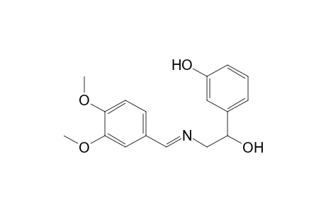 Benzenemethanol, .alpha.-[[[(3,4-dimethoxyphenyl)methylene]amino]methyl]-3-hydroxy-