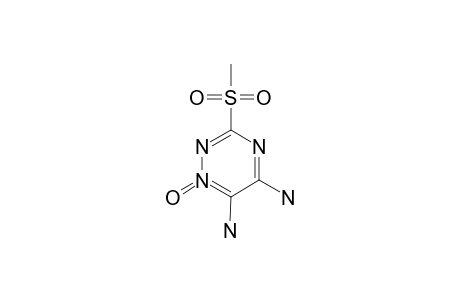 5,6-DIAMINO-3-METHYLSULFONYL-AS-TRIAZINE-N-OXIDE