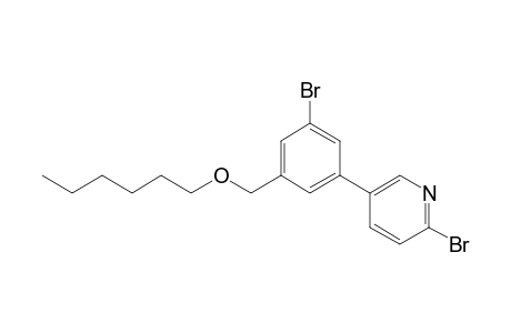 2-Bromo-5-(3-bromo-5-hexyloxymethylphenyl)pyridine