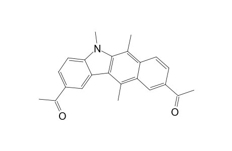 2,9-Diacetyl-5,6,11-trimethyl-5H-benzo[b]carbazole