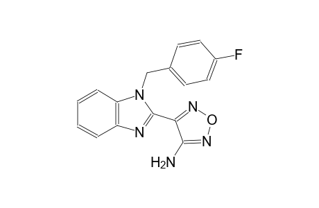 4-[1-(4-Fluoro-benzyl)-1H-benzoimidazol-2-yl]-furazan-3-ylamine