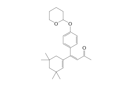 4-(3,3,5,5-Tetramethylcyclohex-1-enyl)-4-[p-(2-tetrahydropyranyloxy)phenyl]-3-buten-2-one