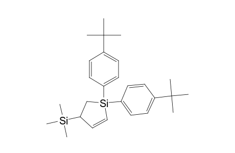1,1-bis(4-tert-butylphenyl)-4-(trimethylsilyl)-1-silacyclo-2-pentene