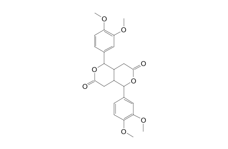 2,7-Bis(3,4-dimethoxyphenyl)-3,8-dioxobicyclo[4.4.0]decane-4,9-dione