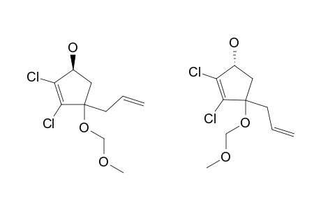 4-ALLYL-4-METHOXYMETHOXY-2,3-DICHLORO-CYCLOPENT-2-EN-1-OL
