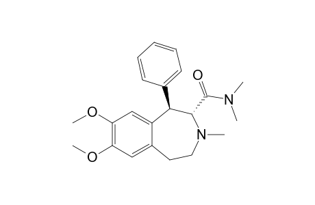 (1R*,2R*)-7,8-Dimethoxy-2-(N',N'-dimethylcarbamoyl)-N-methyl-1-phenyl-2,3,4,5-tetrahydro-1H-3-benzazepine