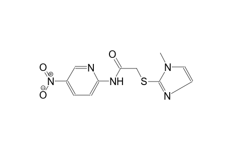 acetamide, 2-[(1-methyl-1H-imidazol-2-yl)thio]-N-(5-nitro-2-pyridinyl)-