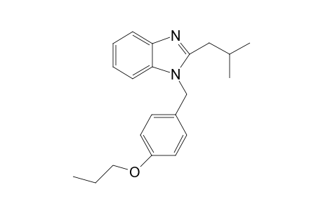 1H-Benzoimidazole, 2-isobutyl-1-(4-propoxybenzyl)-