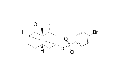 (1R*,3R*,6S*,8R*,10R*)-8-Hydroxy-1,10-dimethyltricyclo[4.4.0.0(3,8)]decan-2-one brosylate