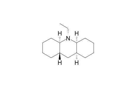 (4A-ALPHA,8A-ALPHA,9A-BETA,10A-ALPHA)-10-ETHYL-TETRADECAHYDROACRIDINE