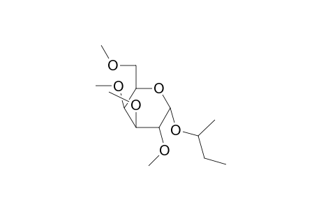 (+-)-sec-Butyl 2,3,4,6-tetra-methyl-.beta.,D-galctopyranoside isomer