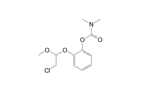 Carbamic acid, dimethyl-, 2-(2-chloro-1-methoxyethoxy)phenyl ester