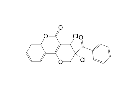 3-Benzoyl-3,4-dichloro-3,4-dihydro-2H,5H-1-benzopyrano[4,3-b]pyran-5-one