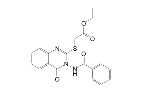 acetic acid, [[3-(benzoylamino)-3,4-dihydro-4-oxo-2-quinazolinyl]thio]-, ethyl ester