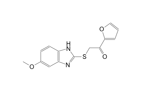 1-(2-furyl)-2-[(5-methoxy-1H-benzimidazol-2-yl)sulfanyl]ethanone