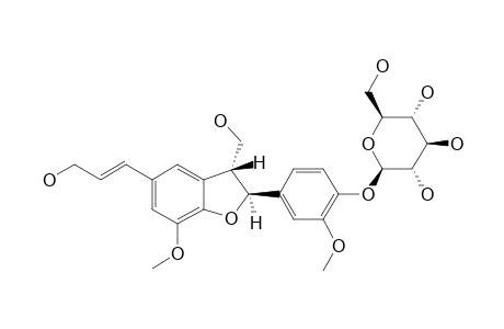 (+)-DEHYDRODICONIFERYL-ALCOHOL-4-O-BETA-D-GLUCOPYRANOSIDE