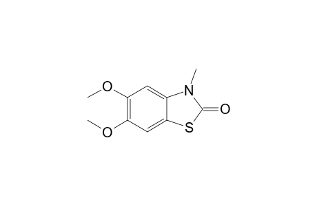 5,6-Dimethoxy-3-methyl-2,3-dihydrobenzo[d]thiazol-2-one
