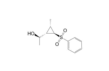 (1R*,2S*,3S*,1'R*) 1-(1-Hydroxyethyl)-2-(phenylsulfonyl)-3-methylcyclopropane