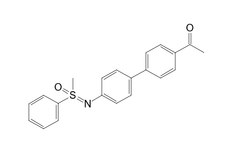 N-[4'-Acyl-(1,1'-biphenyl)-4-yl]-S-methyl-S-phenylsulfoximine