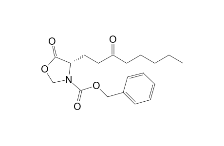 (4S)-5-keto-4-(3-ketooctyl)oxazolidine-3-carboxylic acid benzyl ester