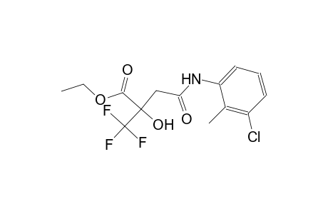ethyl 4-(3-chloro-2-methylanilino)-2-hydroxy-4-oxo-2-(trifluoromethyl)butanoate