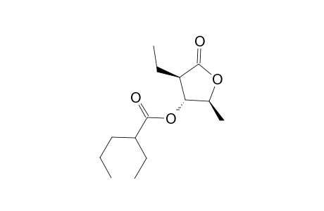 (RS)-(2S,3R,4R)-4-Ethyl-2-methyl-5-oxotetrahydrofuran-3-yl 2-ethylpentanoate