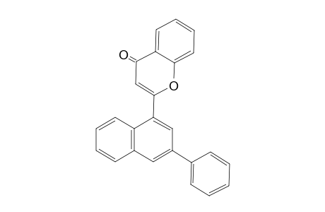 2-[2'-(3"-Phenylnaphthyl)]chromone